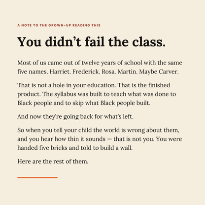 What You Come From: The Black History They Are Erasing